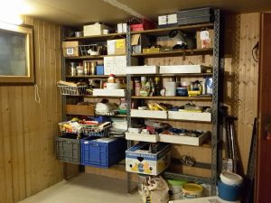 Storage Shelves sorted